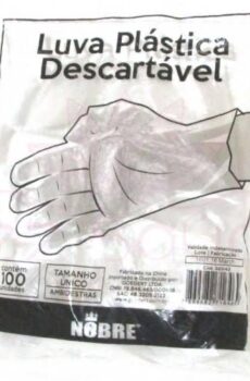 LUVA DE PLÁSTICO DESCARTAVEL