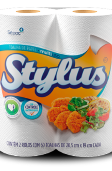 TOALHA PAPEL STYLUS C/50 12×2